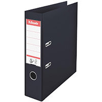 Esselte No.1 Power A4 Lever Arch File PP 500 Sheets 75mm Spine Black Ref 880019 Esselte No.1 Power A4 Lever Arch File PP 500 Sheets 75mm Spine Black Ref 880019