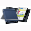 Durable Visifix Business Card Album 4-ring A-Z Index Capacity 200 W145xH255mm Dark Blue 2385-07 Durable Visifix Business Card Album 4-ring A-Z Index Capacity 200 W145xH255mm Dark Blue 2385-07