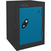 Probe Quarto 1 Door Locker Cam Lock ACTIVECOAT W305xD305xH480mm Black Body Blue Door