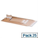 Postal Envelopes 335x275x80mm Crinkle Edges Self Seal Pack of 25 Postal Envelopes 335x275x80mm Crinkle Edges Self Seal Pack of 25