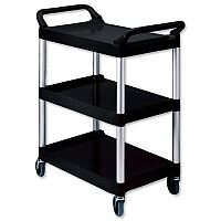 Rubbermaid Utility Cart Polypropylene 3 Tiers Scratch Resistant Rubbermaid Utility Cart Polypropylene 3 Tiers Scratch Resistant