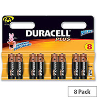 Duracell Plus AA Alkaline 1.5V Battery (8 Pack) 81275377 Duracell Plus AA Alkaline 1.5V Battery (8 Pack) 81275377