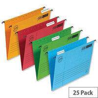 Elba Verticflex Blue Suspension File A4 240gsm L901000 Pack 25 Elba Verticflex Blue Suspension File A4 240gsm L901000 Pack 25