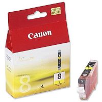 Canon CLI-8 Y ( 0623B001 ) Yellow Ink Cartridge Original - for PIXMA iP3500, iP4500, iP5300, MP510, MP520, MP610, MP960, MP970, MX700, MX850, Pro9000