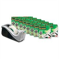 Scotch Magic Tape 810 Matt Roll 19mm x 33m Pack 16 and C60 Dispenser Scotch Magic Tape 810 Matt Roll 19mm x 33m Pack 16 and C60 Dispenser