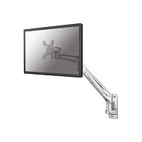 Newstar Flatscreen Wall Mount 10-30", 1 screen, 3 pivots, Tilt/Rotate/Swivel, Vesa 75x75 to 100x100mm, Height 0-42cm (gas spring), Max 9kg, Silver Newstar Flatscreen Wall Mount 10-30", 1 screen, 3 pivots, Tilt/Rotate/Swivel, Vesa 75x75 to 100x100mm, Height 0-42cm (gas spring), Max 9kg, Silver