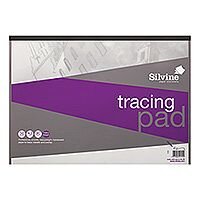 Silvine Professional Tracing Pad Acid Free Paper 90gsm 50 Sheets A3 Silvine Professional Tracing Pad Acid Free Paper 90gsm 50 Sheets A3