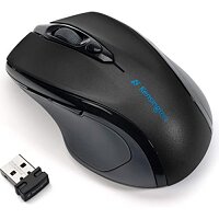 Kensington Pro Fit Mid-Size - Mouse - right-handed - optical - wireless - 2.4 GHz - USB wireless receiver - black