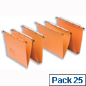 Elba Ultimate AZ0 Orange Vertical A4 Suspension File 15mm V-Base Sheets L200000 Pack 25 Elba Ultimate AZ0 Orange Vertical A4 Suspension File 15mm V-Base Sheets L200000 Pack 25