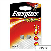 Energizer Pack Of 2 LR44 (A76) Button Cell Coin Batteries 1.5V - Suitable For Use With Hearing Aids, Wireless Keys, E-Book Readers & More. Energizer Pack Of 2 LR44 (A76) Button Cell Coin Batteries 1.5V - Suitable For Use With Hearing Aids, Wireless Keys, E-Book Readers & More.
