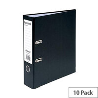 Rexel Karnival Lever Arch File 70mm A4 Black Pack of 10 Rexel Karnival Lever Arch File 70mm A4 Black Pack of 10