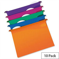 Rexel Multifile A4 Suspension File Plastic 30mm Assorted Pack 10 Rexel Multifile A4 Suspension File Plastic 30mm Assorted Pack 10