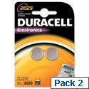 Duracell DL2025 Button Cell Coin Batteries Lithium for Camera Calculator or Pager 3V Pack 2 Duracell DL2025 Button Cell Coin Batteries Lithium for Camera Calculator or Pager 3V Pack 2