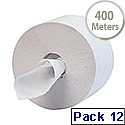 Scott 400 Dispenser Toilet Tissue Maxi Jumbo 400m per Roll 1 Ply White Ref 8613 Pack 12 Scott 400 Dispenser Toilet Tissue Maxi Jumbo 400m per Roll 1 Ply White Ref 8613 Pack 12
