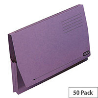 Elba Document Wallet Full Flap Foolscap Mauve Pack of 50 Elba Document Wallet Full Flap Foolscap Mauve Pack of 50