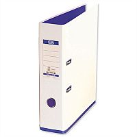 Elba MyColour Lever Arch File 80mm Polypropylene A4 White and Purple Elba MyColour Lever Arch File 80mm Polypropylene A4 White and Purple