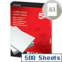 A3 White 80gsm Multifunctional Printer Paper Ream of 500 Sheets 5 Star A3 White 80gsm Multifunctional Printer Paper Ream of 500 Sheets 5 Star