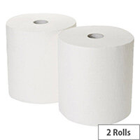 2Work Industrial & Garage Dispenser Paper Cleaning Rolls 3-Ply White 170m x 250mm Pack of 2 White Rolls GEM503B 2Work Industrial & Garage Dispenser Paper Cleaning Rolls 3-Ply White 170m x 250mm Pack of 2 White Rolls GEM503B