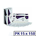 2Work White 2 Ply Z-Fold Paper Hand Towels 240x203mm (Pack of 2250) HTL003 2Work White 2 Ply Z-Fold Paper Hand Towels 240x203mm (Pack of 2250) HTL003