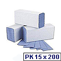 2Work Blue 1 Ply M-Fold Paper Hand Towel 242x240mm (Pack of 3000) HT2317 2Work Blue 1 Ply M-Fold Paper Hand Towel 242x240mm (Pack of 3000) HT2317
