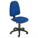 Trexus Office Operator Chair Permanent Contact High Back H500m W460xD430xH460-580mm Blue Trexus Office Operator Chair Permanent Contact High Back H500m W460xD430xH460-580mm Blue