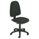 Trexus Office Operator Chair Permanent Contact High Back H500m W460xD430xH460-580mm Charcoal Trexus Office Operator Chair Permanent Contact High Back H500m W460xD430xH460-580mm Charcoal