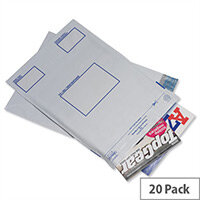KeepSafe DX Extra Strong Protective Envelopes Polythene W595xH430mm Opaque Pack 20 KeepSafe DX Extra Strong Protective Envelopes Polythene W595xH430mm Opaque Pack 20