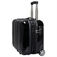 Black Business Trolley ABS Plastic with Removable Laptop Case JSA Black Business Trolley ABS Plastic with Removable Laptop Case JSA