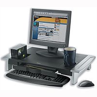 Fellowes Office Suites Monitor Riser Large Height-Adjustable with Storage Tray Fellowes Office Suites Monitor Riser Large Height-Adjustable with Storage Tray