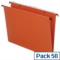 Bantex Linking Vertical Suspension File Foolscap Orange 15mm Capacity Pack 50 Bantex Linking Vertical Suspension File Foolscap Orange 15mm Capacity Pack 50