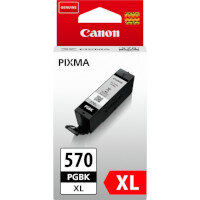 Canon PGI-570XL PGBK ( 0318C001 ) Pigment Black High Yield Ink Cartridge Original - for PIXMA MG5751, MG5752, MG5753, MG6851, MG6852, MG6853, MG7750, MG7751, MG7752, MG7753