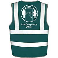 Hi Vis Vest Green XLarge C-19 Compliance Officer Ref: 35231-7-XL Hi Vis Vest Green XLarge C-19 Compliance Officer Ref: 35231-7-XL