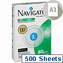 Navigator Universal A3 80gsm White Printer Paper Ream of 500 Sheets Navigator Universal A3 80gsm White Printer Paper Ream of 500 Sheets