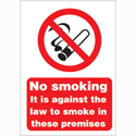 Safety Sign 210x148mm No Smoking Self-Adhesive Pack of 1 SR72080 Safety Sign 210x148mm No Smoking Self-Adhesive Pack of 1 SR72080