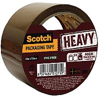 Scotch Heavy Duty Packaging Tape 50mm x 50m Brown HV.5050.S.B Scotch Heavy Duty Packaging Tape 50mm x 50m Brown HV.5050.S.B