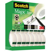 Scotch Magic Tape 19mm x 33m Tower Pack 20+4 Pack XA004815701 Scotch Magic Tape 19mm x 33m Tower Pack 20+4 Pack XA004815701