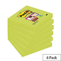 Post-it Notes Super Sticky 76 x 76mm Asparagus Green Pack of 6 654-6SS-AW Post-it Notes Super Sticky 76 x 76mm Asparagus Green Pack of 6 654-6SS-AW