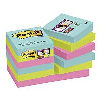 Post-it Super Sticky Notes Miami 47.6 x 47.6mm 622-12SS-MIA Post-it Super Sticky Notes Miami 47.6 x 47.6mm 622-12SS-MIA