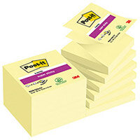 Post-it Z-Notes Canary Yellow 76x76mm 90 Sheet Pack of 12 7000048167 Post-it Z-Notes Canary Yellow 76x76mm 90 Sheet Pack of 12 7000048167