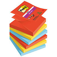 Post-it Z-Notes Playful Colour 76x76mm 90 Sheet Pack of 6 7100258797 Post-it Z-Notes Playful Colour 76x76mm 90 Sheet Pack of 6 7100258797