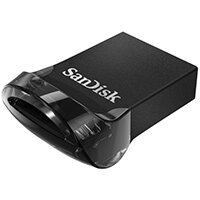 SanDisk Ultra Fit USB flash drive 128 GB USB Type-A 3.2 Gen 1 (3.1 Gen 1) Black