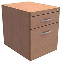 Trexus Fixed Filing Pedestal 2 Drawer Beech for Cantilever Desk Trexus Fixed Filing Pedestal 2 Drawer Beech for Cantilever Desk