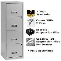 Pierre Henry A4 4 Drawer Steel Filing Cabinet Lockable Silver Pierre Henry A4 4 Drawer Steel Filing Cabinet Lockable Silver