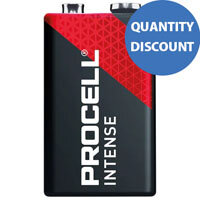 Duracell Procell Intense 9V Batteries - Pack of 10, High Output - 5009082