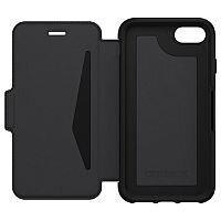 OtterBox Strada Series Folio-Flip Cover for Apple iPhone 7 & 8 - Genuine Leather, Polycarbonate (Colour Black) OtterBox Strada Series Folio-Flip Cover for Apple iPhone 7 & 8 - Genuine Leather, Polycarbonate (Colour Black)