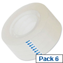 Clear Sticky Tapes Easy Tear Tape Rolls 25mm x 33m Pack of 6 5 Star Clear Sticky Tapes Easy Tear Tape Rolls 25mm x 33m Pack of 6 5 Star