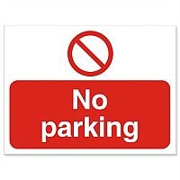 Stewart Superior Outdoor No Parking Sign Foamboard W600xH450 Stewart Superior Outdoor No Parking Sign Foamboard W600xH450