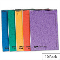 Europa A4 Notemaker Pad Headbound Ruled 120 Pages Assorted A Pack 10 Europa A4 Notemaker Pad Headbound Ruled 120 Pages Assorted A Pack 10