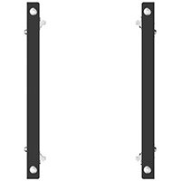 Vision - professional video wall mout rail system - black steel mounting component Vision - professional video wall mout rail system - black steel mounting component