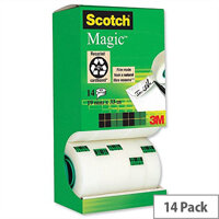 Scotch Magic Tape 19mm x 33m 12 Rolls + 2 FREE Rolls Scotch Magic Tape 19mm x 33m 12 Rolls + 2 FREE Rolls